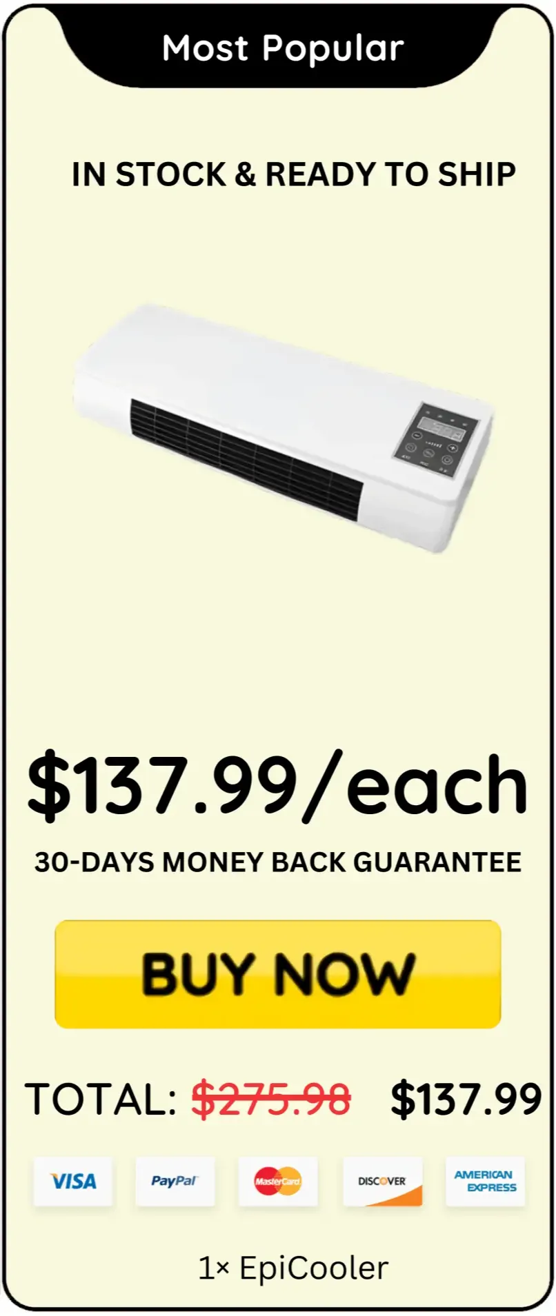 Epicooler offer price 